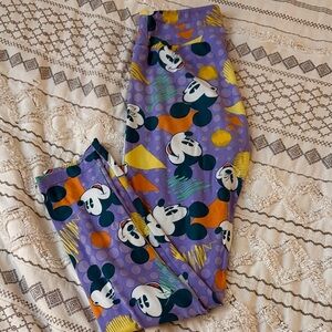 Lula Roe x Disney Mickey Retro Style Leggings One Size
